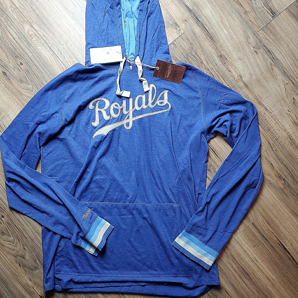 New Mitchell Ness Kansas City Royals Hoodie Nen's SzXLT Cooperstown Collection